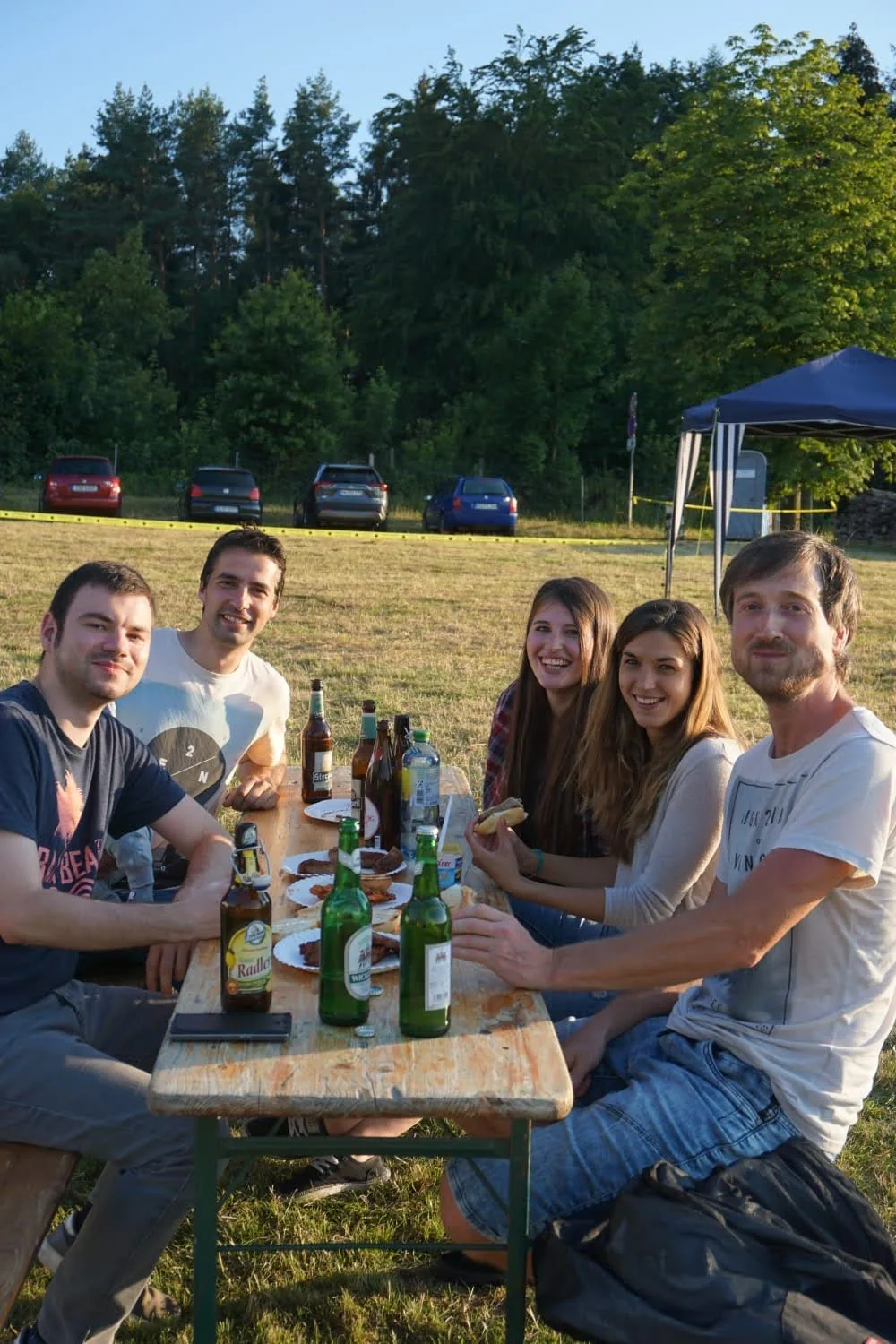 Freunde beim ersten Out of Doors 2020