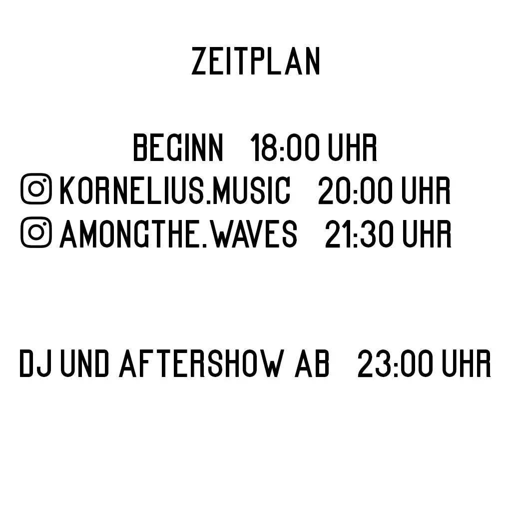 Zeitplan Out of Doors 2023