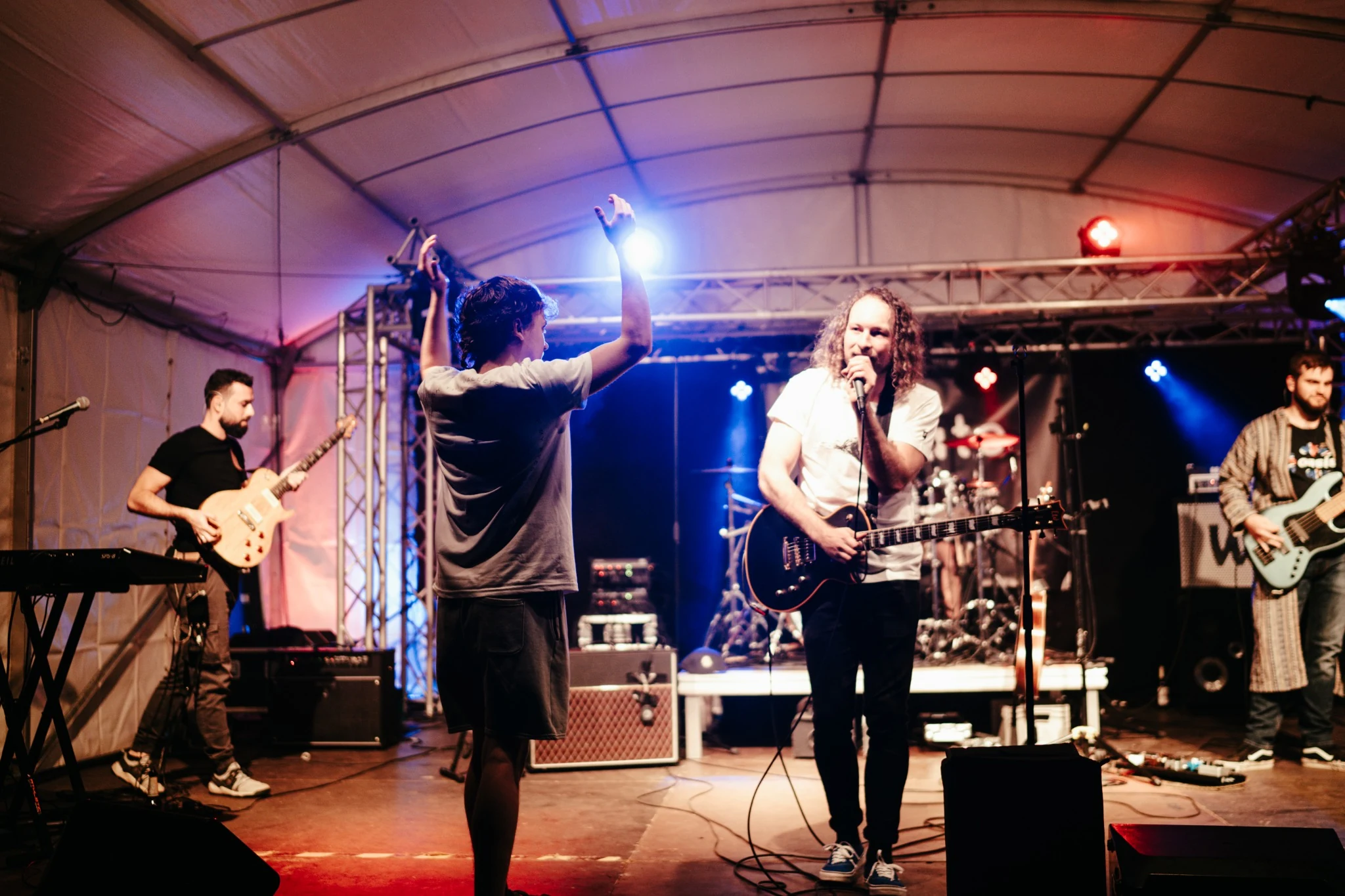 Band live beim Out of Doors 2024