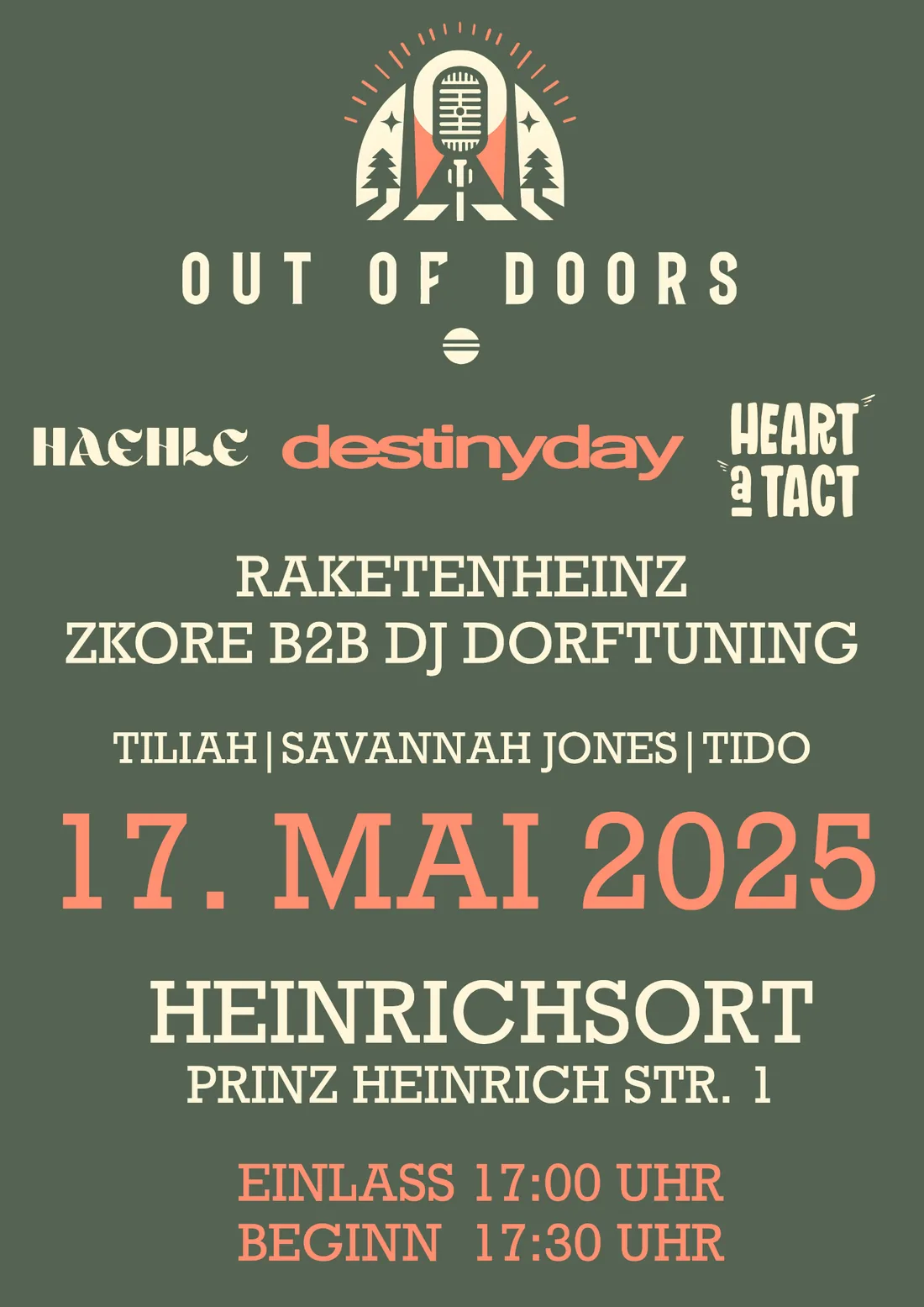 Out of Doors Festivalposter 2025
